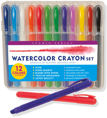 Studio Series:  Watercolor 12 Crayon Set