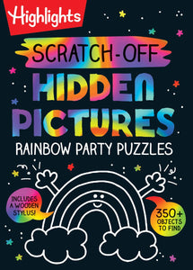 Scratch-Off Hidden Pictures: Rainbow Party Puzzles