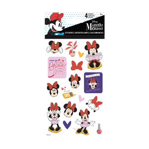 Minnie Mouse Living Her Best Life Stickers - 4 Sheets