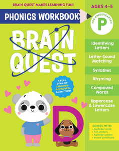 Brain Quest Phonics Workbook: Pre-Kindergarten