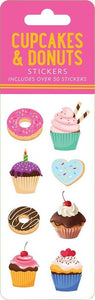 Cupcakes & Donuts Stickers - 6 Sheets