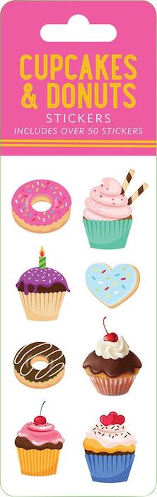 Cupcakes & Donuts Stickers - 6 Sheets