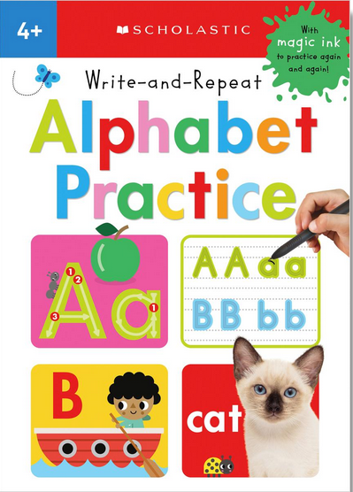 Scholastic Early Learners Write-and-Repeat: Alphabet Practice