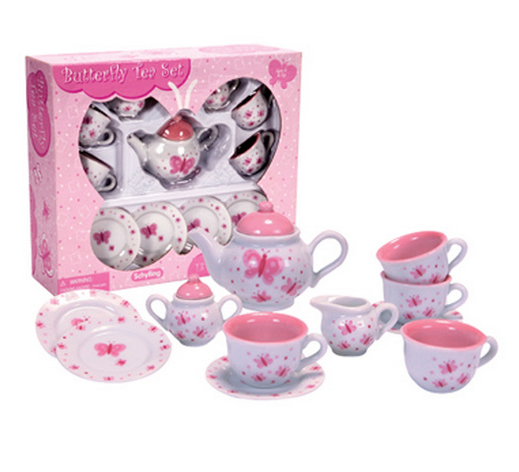 (Porcelain) Butterfly Tea Set