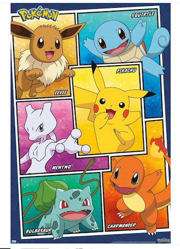 Pokemon Poster - Group Collage