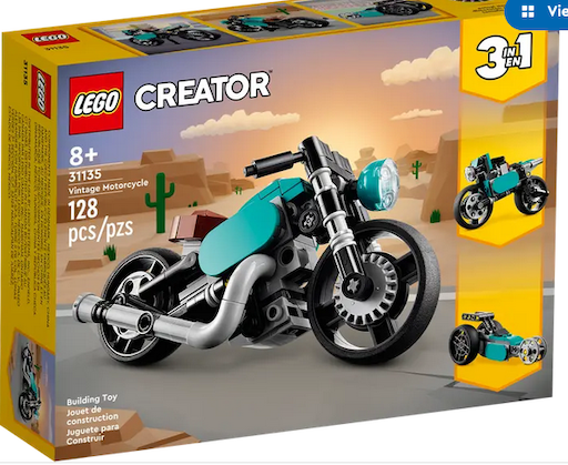 Lego: Creator Series 3-in-1 Vintage Motorcycle