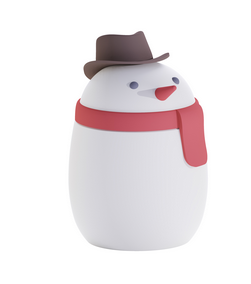 Bestie Snowman - Food Jar 20 oz