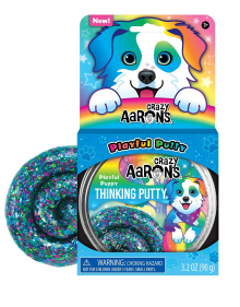 Crazy Aaron's Thinking Putty 4" Tin -  Playful Puppy