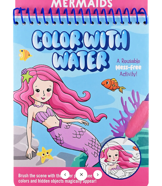 Colour With Water - Mermaids