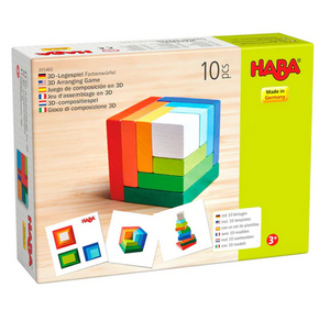 3D Rainbow Cube Arranging Game