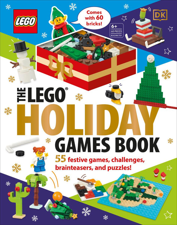 The LEGO Holiday Games Book: 55 Festive Brainteasers, Games, Challenges, and Puzzles