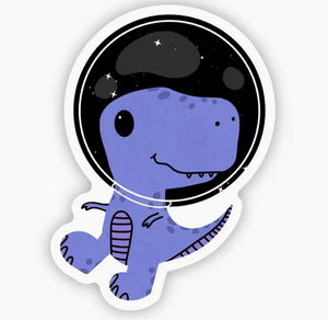 Dinosaur Astronaut Sticker