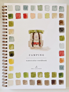 Camping Watercolour Workbook