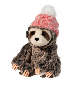 Blitzen Sloth w/ Pink Winter Hat