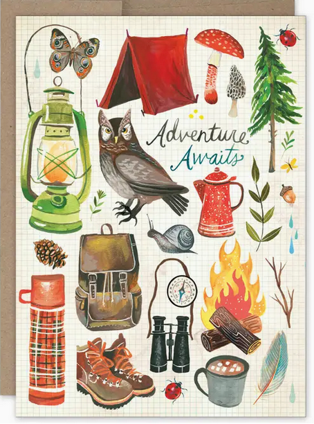 Adventure Awaits Birthday Card