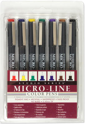 Studio Series: Micro-Line Color 7 Pens Set