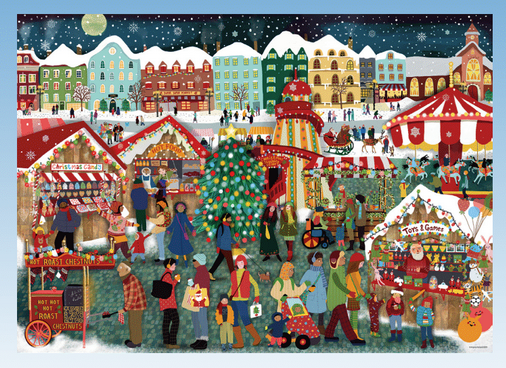 Christmas Market 1000 pc