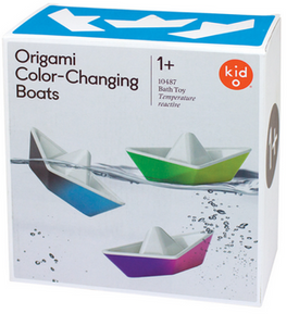 Origami Colour-Changing Boats