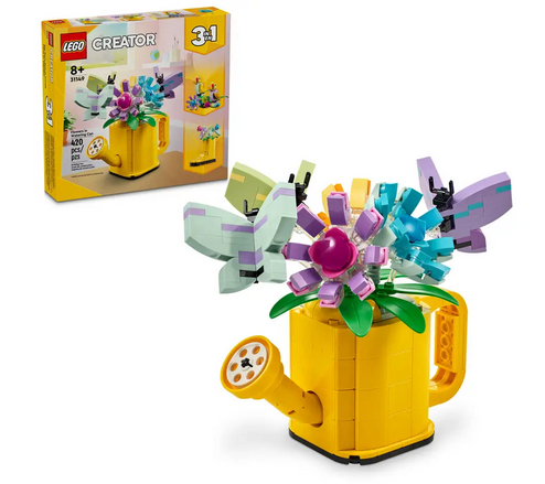 LEGO Flowers in Watering Can