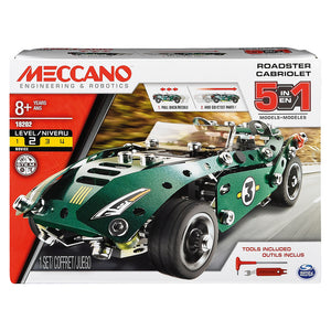 Meccano - 5 in 1 Roadster Set