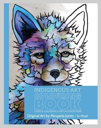 Indigenous Art Colouring Book - Artist Micqaela Jones