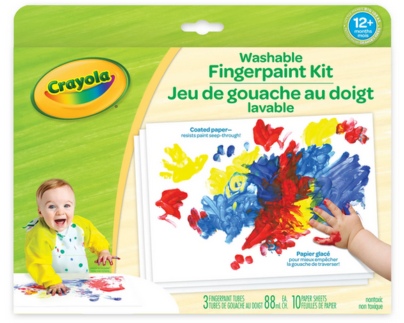 Crayola - Washable Fingerpaint Kit