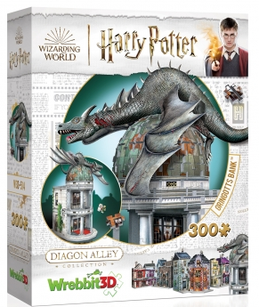 Harry Potter 3D Puzzles: Diagon Alley Collection: Gringott's Bank 300 pc