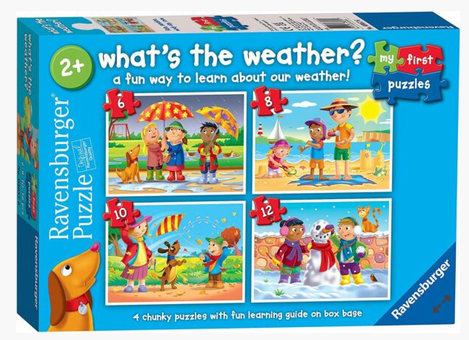 My First Puzzle - What's the Weather 6, 8, 10,  12 pc Puzzles