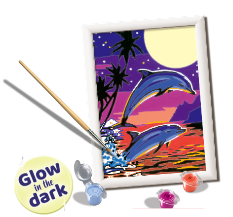 CreART - Dolphin Adventures Paint by Number 12x18cm