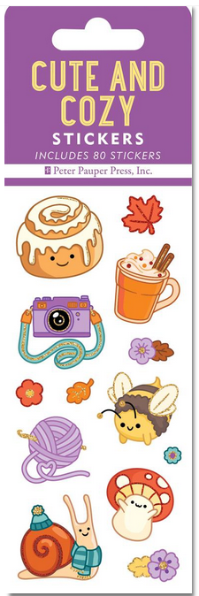 Cute and Cozy Stickers - 6 Sheets