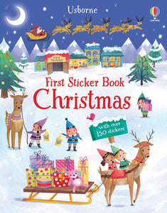 Usborne First Sticker Book Christmas: A Christmas Holiday Book for Kids