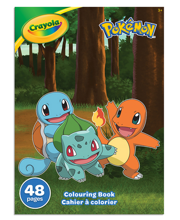 Crayola - Pokémon colouring book - 48 pages