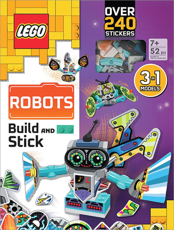 LEGO Books: Build and Stick: Robots