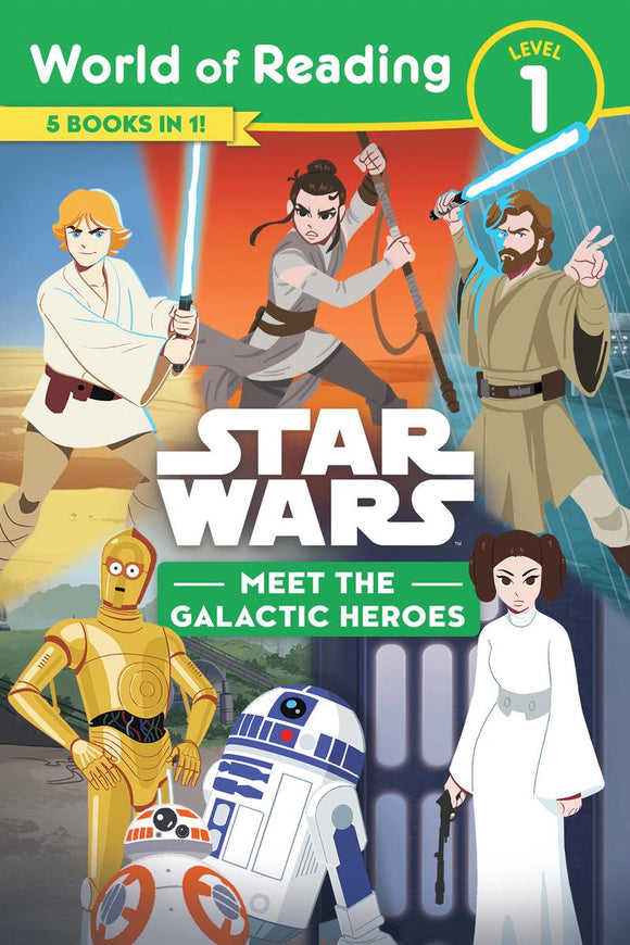 World of Reading Level 1: Star Wars Meet the Galactic Heroes (5 books in 1!)