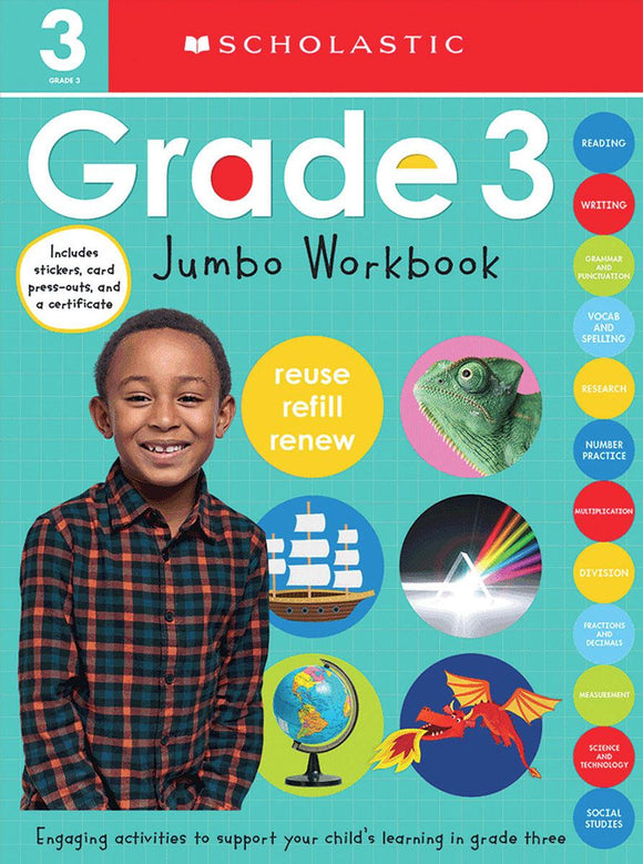 Scholastic Early Learners: Third Grade Jumbo Workbook (2023)