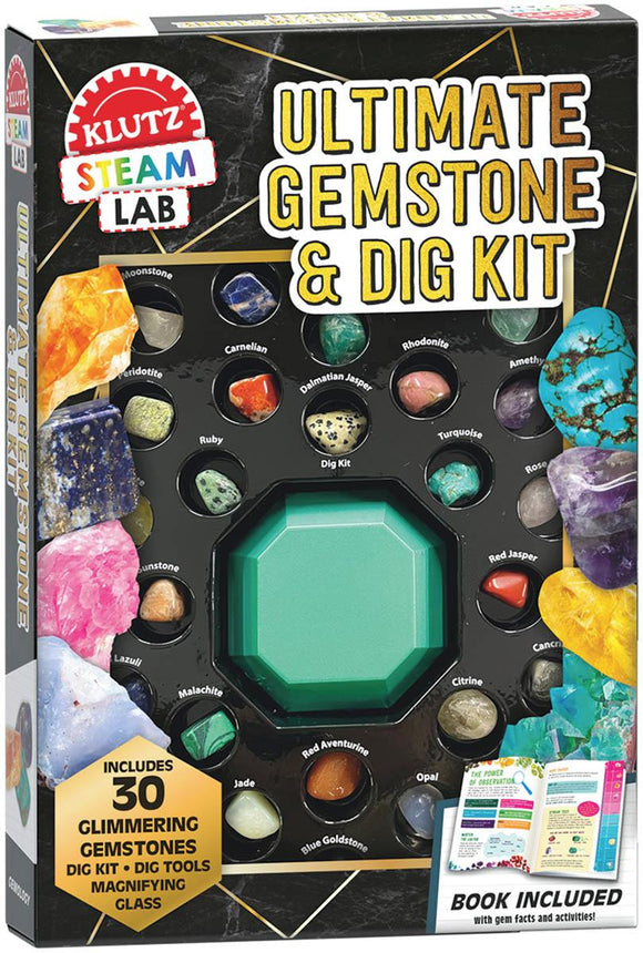 STEAM Lab Ultimate Gemstone and Dig Kit: STEAM Lab Ultimate Gemstone and Dig Kit