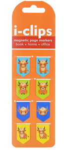 Highland Cows - i-Clips Magnetic Bookmarks