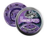 Crazy Aaron's Thinking Putty 2" Halloween Glow Mini Tin -