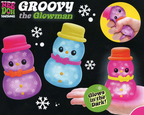 Squishmas Groovy Glowman