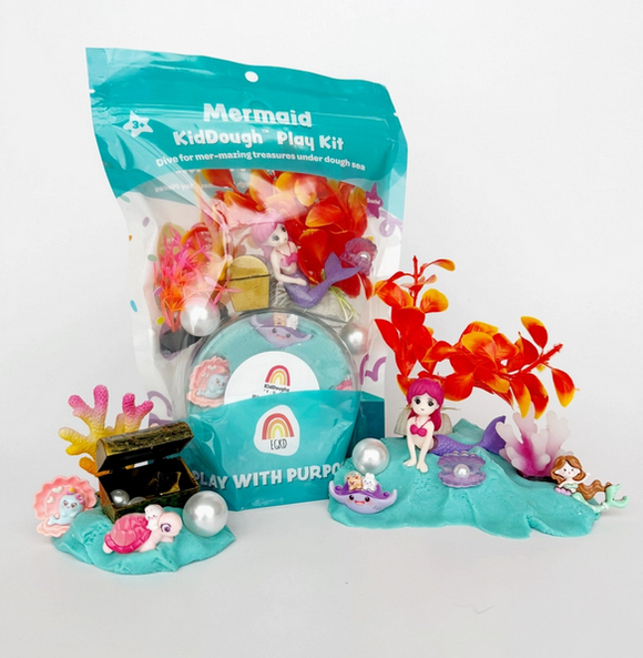 Mermaid (Blue Hawaiian) Kiddough Play Kit