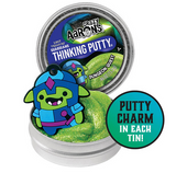 Crazy Aaron's Thinking Putty 2" Mini Surprise Tin - Lost Treasure Guardians (Comes with a Putty Charm!)