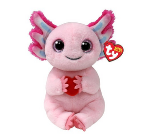 Beanie Belly: Locky Valentines Axolotl 8"