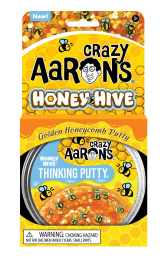Crazy Aaron's Thinking Putty 4" Tin - Trendsetters - Honey Hive