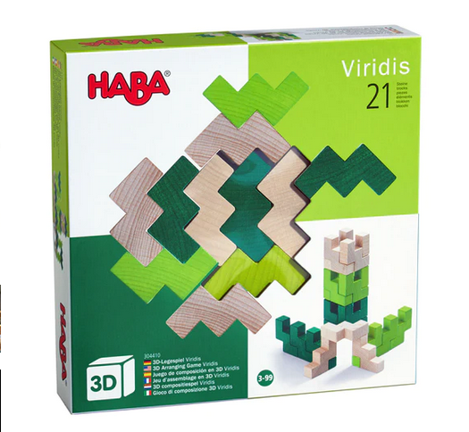 3D Viridis Wooden Stacking Game
