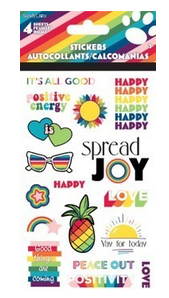 Positivity Stickers - 4 Sheets