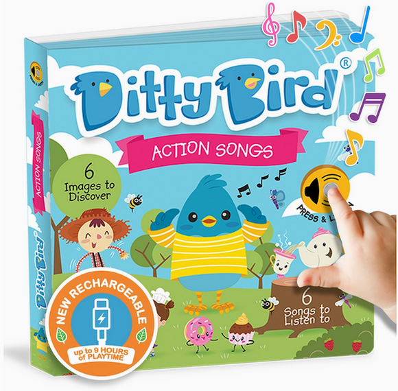 Ditty Bird Action Songs Interactive Sound Book
