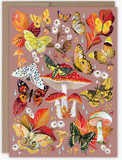 Autumn Flutter Birthday Card