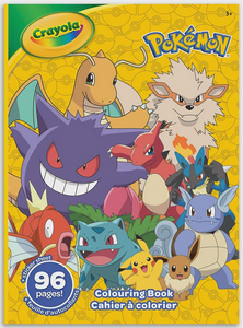 Crayola Pokémon Colouring Book, 96 Pages