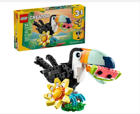 LEGO Creator 3 in 1 Wild Animals: Tropical Toucan 225 pcs