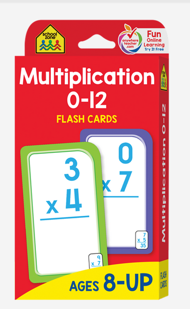 Multiplication Flash Cards
